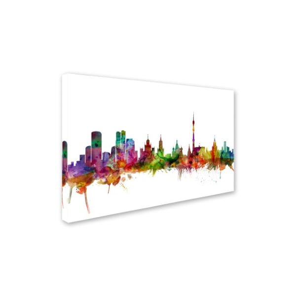 Michael Tompsett 'Moscow Russia Skyline' Canvas Art,22x32